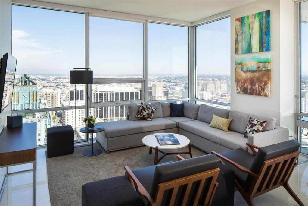 Top Floor High Rise 3 Bed Dtla Skyscraper Penthouse Los Angeles Extérieur photo