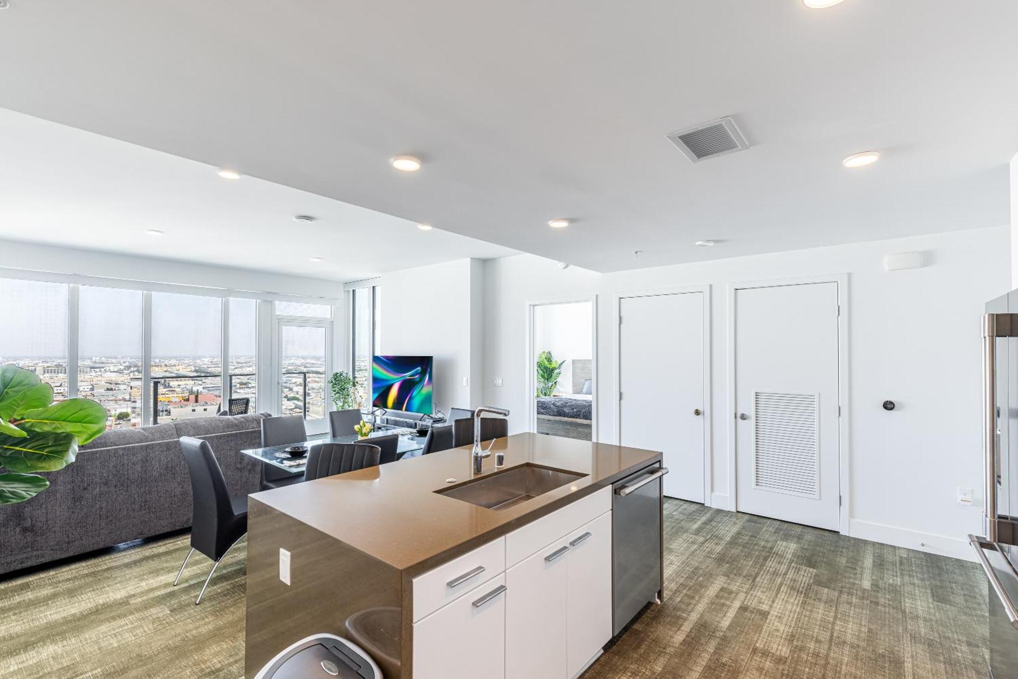 Top Floor High Rise 3 Bed Dtla Skyscraper Penthouse Los Angeles Extérieur photo
