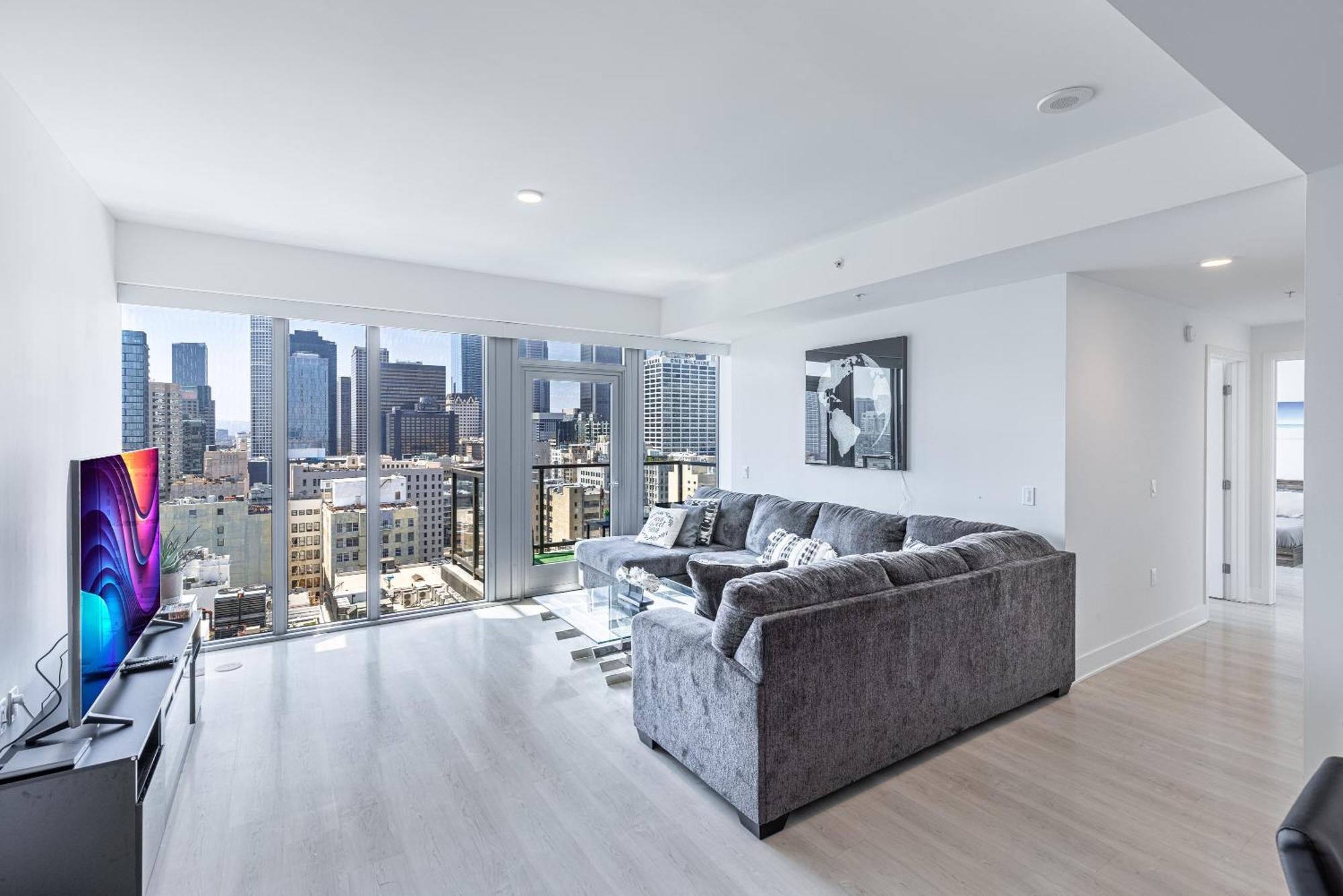 Top Floor High Rise 3 Bed Dtla Skyscraper Penthouse Los Angeles Extérieur photo